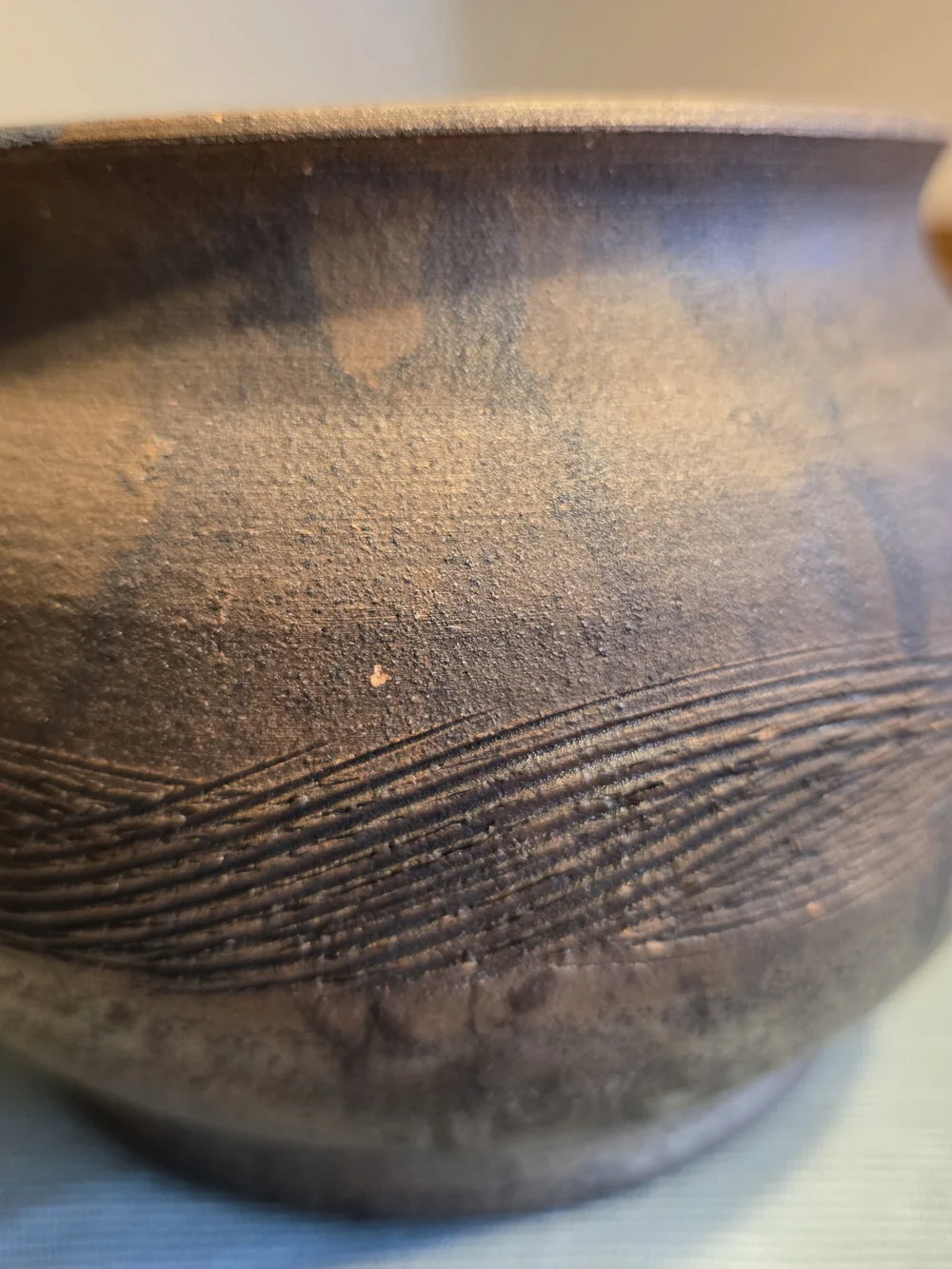 Raku Pottery Planter Pot Vase